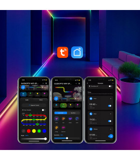 Sterownik ZigBee LED SPI TUYA Pixel RGBIC WS281x MIKROFON do cyfrowych taśm