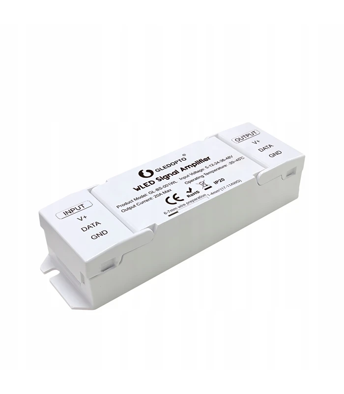 Wzmacniacz do cyfrowych taśm pasków LED adresowalnych WLED RGBIC 5-48V