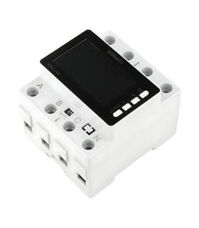 Trójfazowy licznik energii prądu mocy watomierz przekaźnik 80A z LCD na DIN