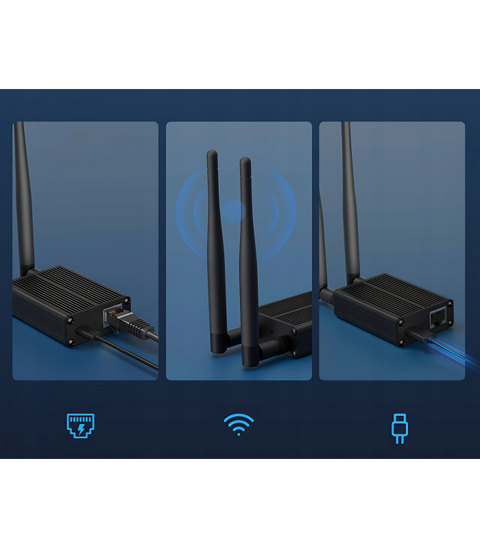 Koordynator Bramka ZigBee CC2652P2 RJ45 USB WiFi Home Assistant ZigBee2MQTT