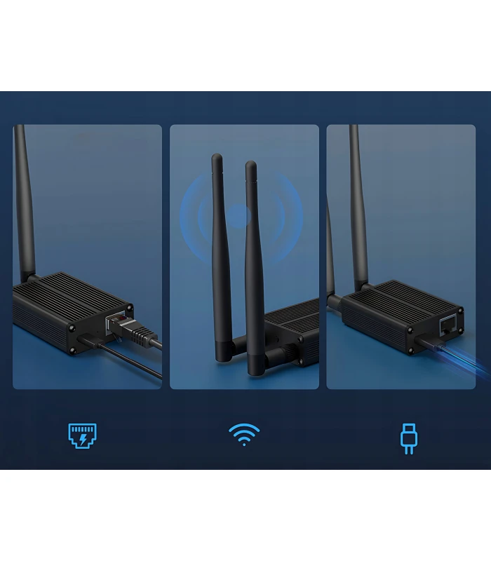 Koordynator Bramka ZigBee CC2652P2 RJ45 USB WiFi Home Assistant ZigBee2MQTT