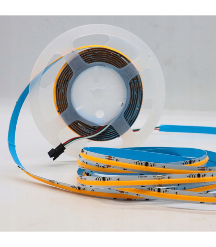 Cyfrowa taśma LED COB WLED WS2811 płynąca NEUTRALNY BIAŁY 360 LED/m 24V 5m
