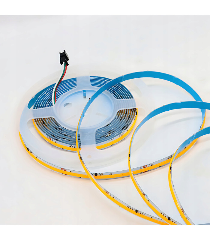 Cyfrowa taśma LED COB WLED WS2811 płynąca NEUTRALNY BIAŁY 360 LED/m 24V 5m