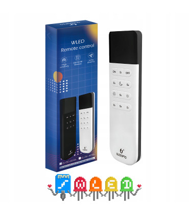 Pilot WiFi GLEDOPTO do sterowników WLED do cyfrowych taśm LED RGBIC sceny