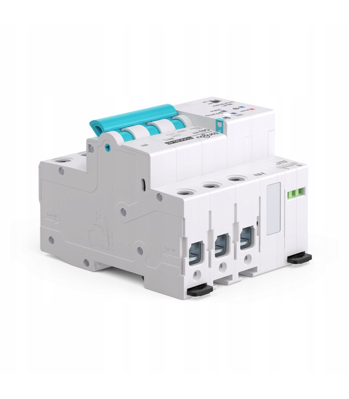 Bezpiecznik nadprądowy 3-fazowy C63 przekaźnik ZigBee TUYA Home Assistant