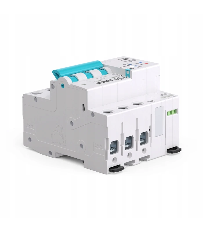 Bezpiecznik nadprądowy 3-fazowy C63 przekaźnik ZigBee TUYA Home Assistant