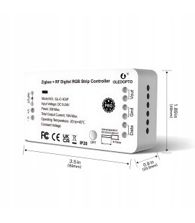 Sterownik ZigBee + RF RGBIC LED 5-24V WS2811 WS2812 Home Assistant TUYA HUE