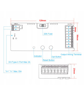 Sterownik ZigBee 5 w 1 taśma pasek LED TUYA SMART Home Assistant HUE 5-24V