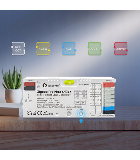 Sterownik ZigBee 5 w 1 taśma pasek LED TUYA SMART Home Assistant HUE 5-24V