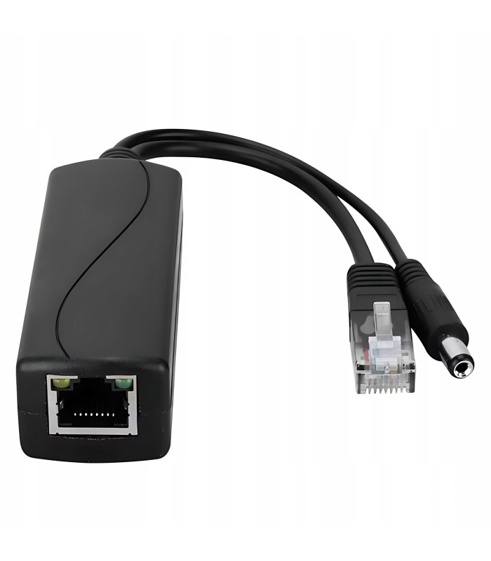 Adapter Splitter PoE do USB-C 5V 2,4A IEEE 802.3af/at 100 Mbps skrętka ETH