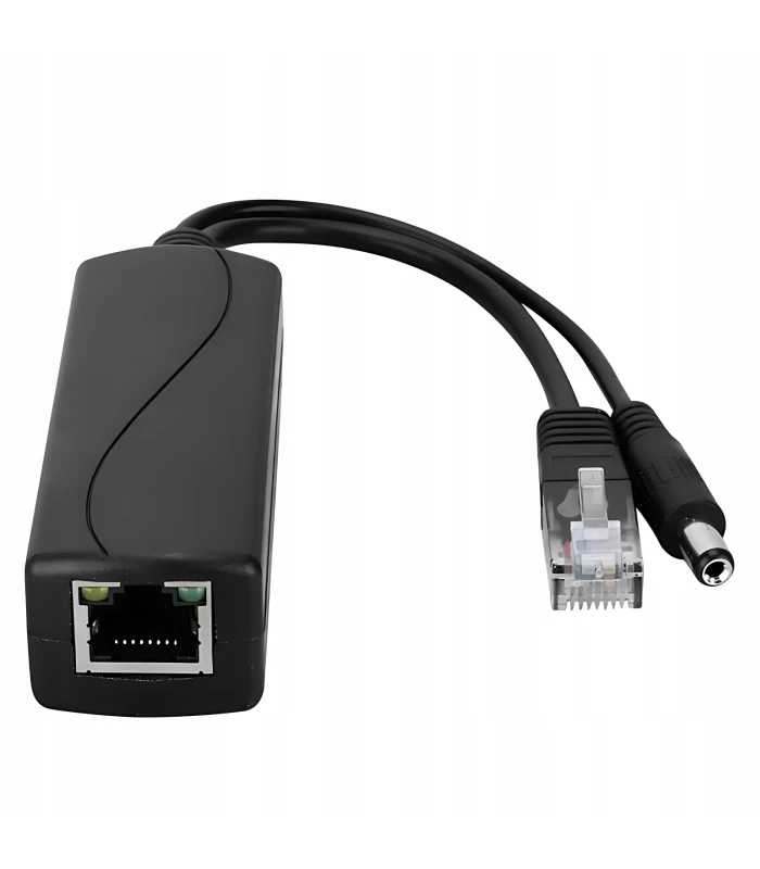Adapter Splitter PoE do USB-C 5V 2,4A IEEE 802.3af/at 100 Mbps skrętka ETH