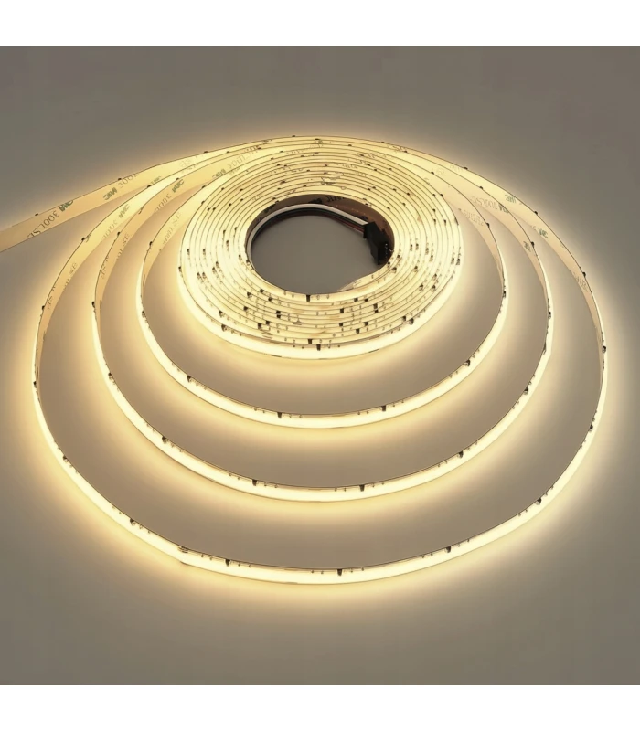Cyfrowa taśma LED COB WLED WS2811 płynąca CIEPŁY BIAŁY 3000K 24V 5m 360L/m