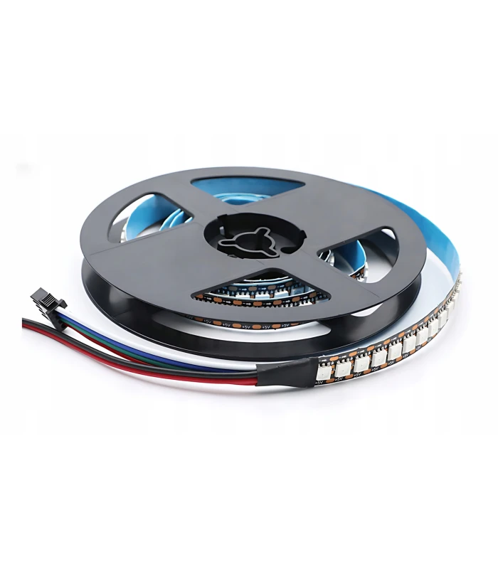 Cyfrowa Taśma LED RGB WS2813 SMD 5050 WLED płynąca RGBIC 144 LED/m 5V dł 5m
