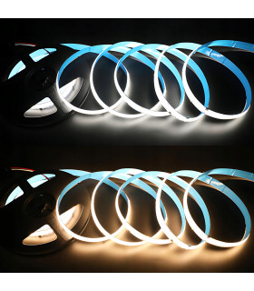 Cyfrowa taśma LED COB WS2805 RGB CCT WLED płynąca Magic RGBIC 24V 840LED/m