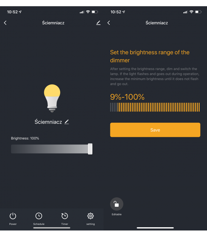 Ściemniacz Dimmer ZigBee TUYA Smart