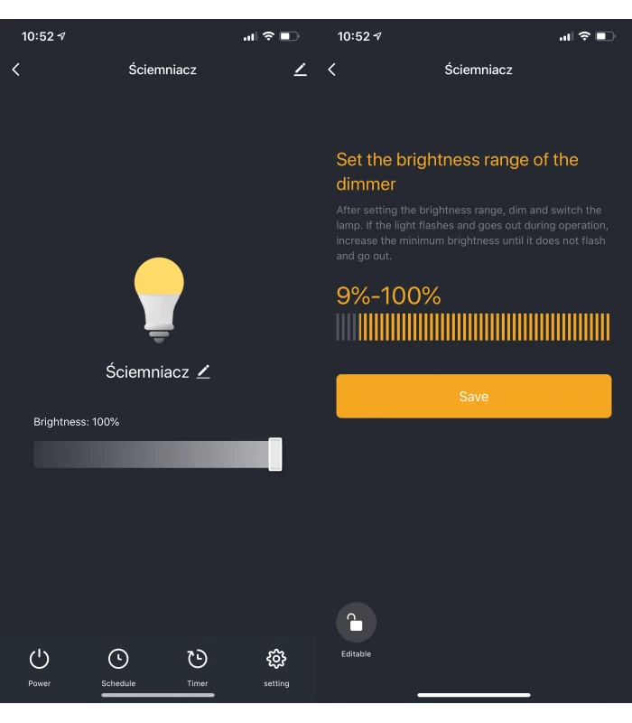 Ściemniacz Dimmer ZigBee TUYA Smart