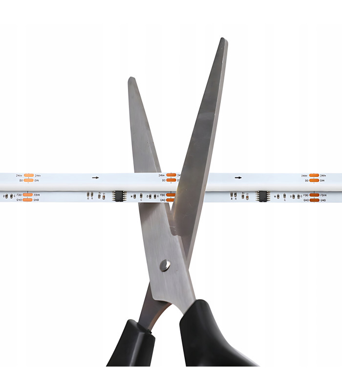 Cyfrowa taśma LED COB WS2805 RGB CCT WLED płynąca Magic RGBIC 24V 840LED/m