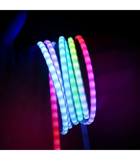 Cyfrowa taśma LED COB WLED WS2811 płynąca RGBIC cienka PCB 5mm 12V 160LED/m