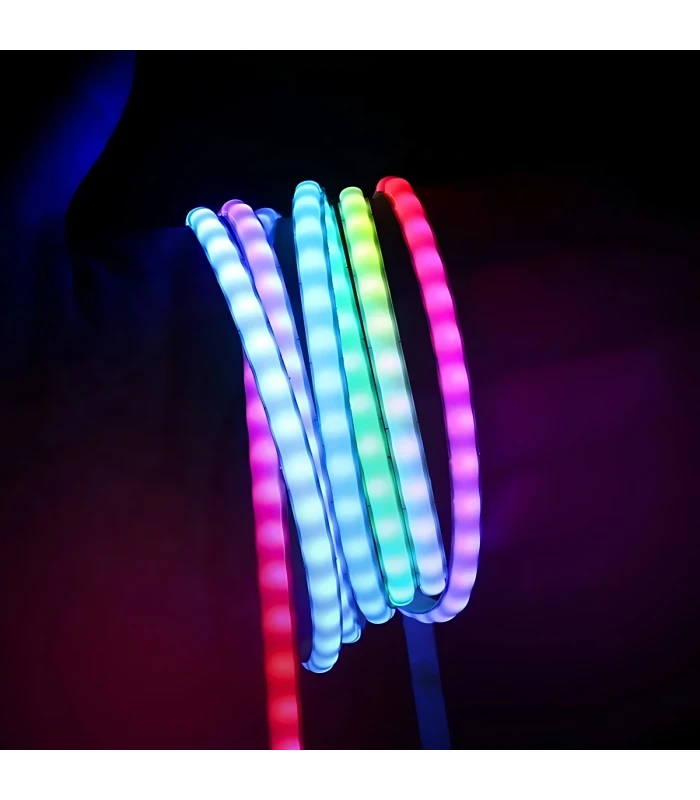 Cyfrowa taśma LED COB WLED WS2811 płynąca RGBIC cienka PCB 5mm 12V 160LED/m