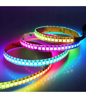 Cyfrowa Taśma LED RGB WS2813 SMD 5050 WLED płynąca RGBIC 144 LED/m 5V dł 5m