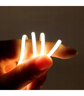 Cyfrowa taśma LED COB WLED WS2811 płynąca CIEPŁY BIAŁY 3000K 24V 5m 360L/m