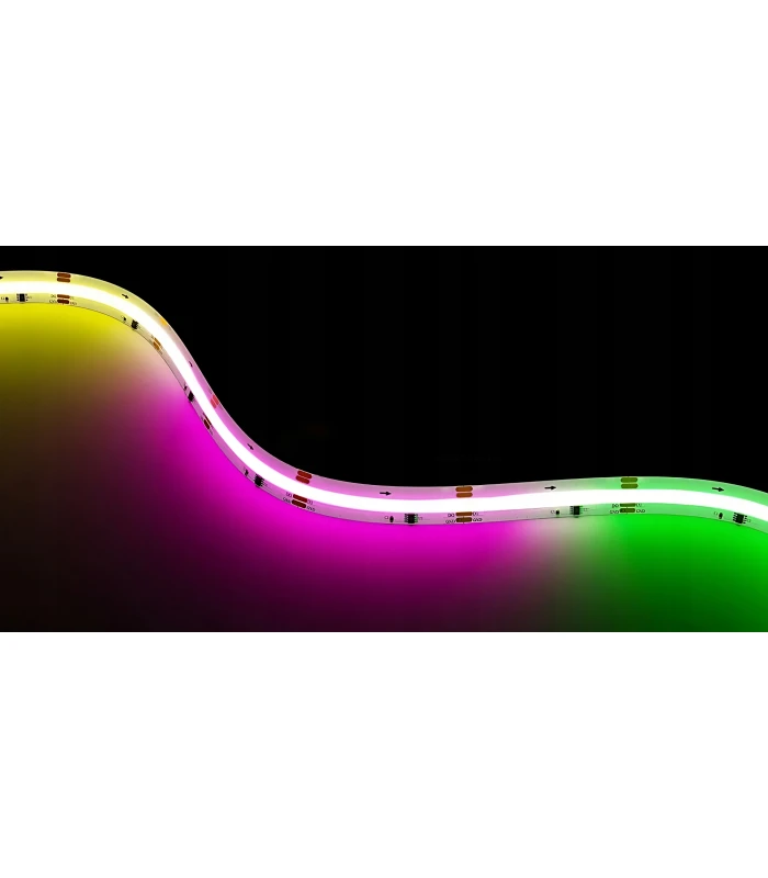 Cyfrowa taśma LED COB WS2805 RGB CCT WLED płynąca Magic RGBIC 24V 840LED/m