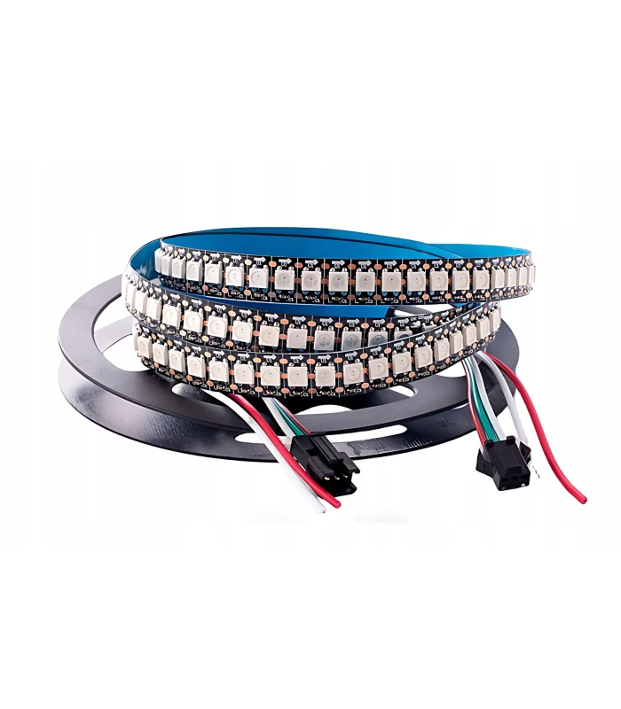Cyfrowa Taśma LED RGB WS2812 SMD 5050 WLED płynąca RGBIC 144 LED/m 5V dł 3m
