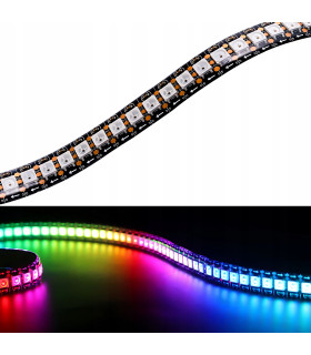 Cyfrowa Taśma LED RGB WS2813 SMD 5050 WLED płynąca RGBIC 144 LED/m 5V dł 3m