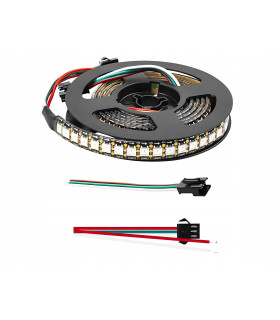Cyfrowa Taśma LED RGB WS2812 SMD 5050 WLED płynąca RGBIC 144 LED/m 5V dł 3m