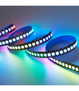 Cyfrowa Taśma LED RGB WS2812 SMD 5050 WLED płynąca RGBIC 144 LED/m 5V dł 5m