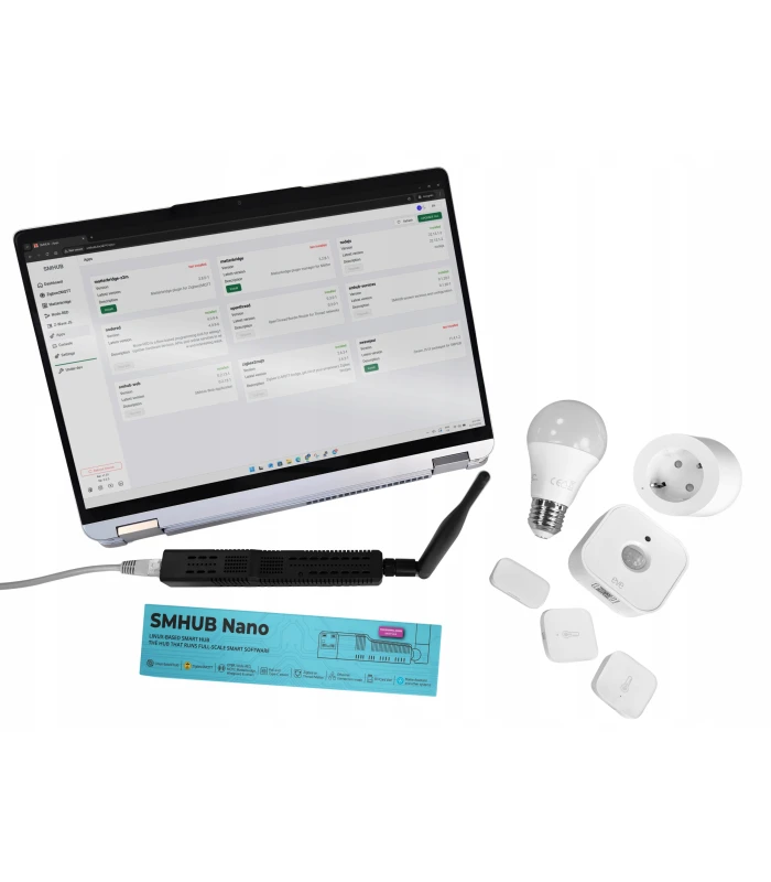 SMHUB Nano MG24 Centralka Bramka HUB ZigBee MQTT ZHA Matter Home Assistant
