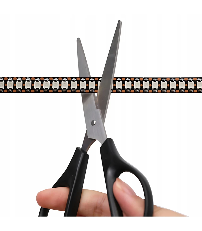 Cyfrowa Taśma LED RGB WS2812 SMD 5050 WLED płynąca RGBIC 144 LED/m 5V dł 3m