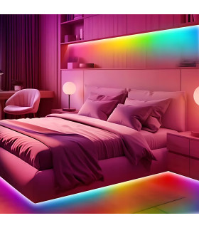 Cyfrowa taśma LED COB RGB WS2811 płynąca Magic Pixel RGBIC 12V 432LED/m