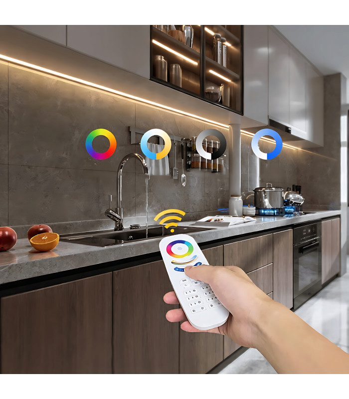 Pilot GLEDOPTO RF 2.4 GL-RC-009S RGB CCT do sterowników LED ZigBee i WiFi