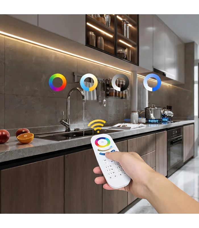 Pilot GLEDOPTO RF 2.4 GL-RC-009S RGB CCT do sterowników LED ZigBee i WiFi