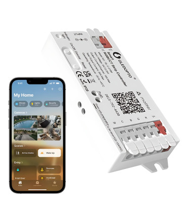 Sterownik LED RGBCCT WiFi Matter Apple HomeKit Amazon Google Home Assistant