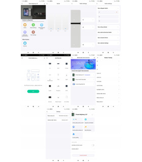 Panel funkcyjny LCD dotykowy 3,5" bramka BT Mesh 3 przyciski WiFi pilot IR