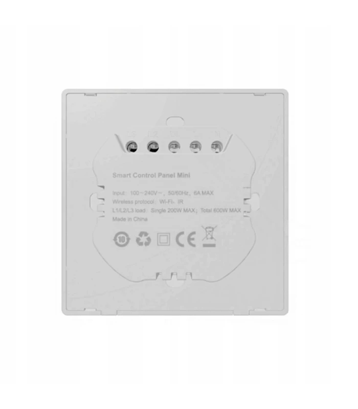 Panel funkcyjny LCD dotykowy 3,5" bramka BT Mesh 3 przyciski WiFi pilot IR