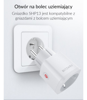 Inteligentne gniazdko ZigBee BlitzWolf SHP13 z pomiarem prądu