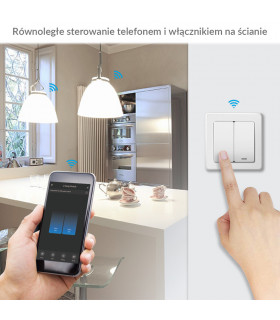 Inteligentny przekaźnik WiFi do puszki TUYA 2500W