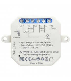 Inteligentny przekaźnik WiFi do puszki TUYA 2500W