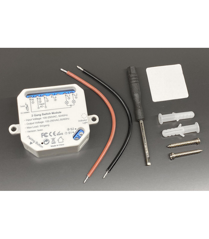 Inteligentny przekaźnik WiFi do puszki TUYA 2500W