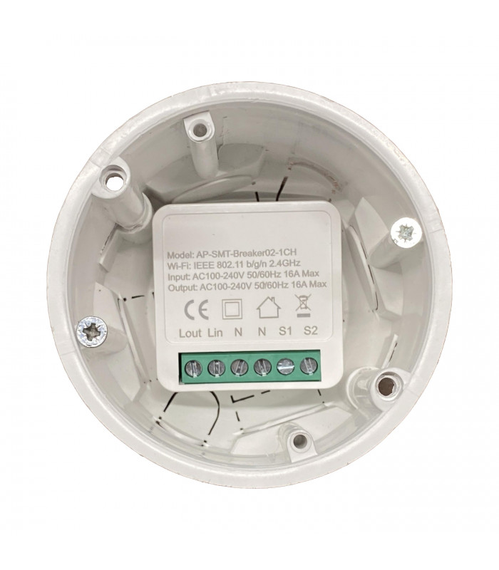 Mini przekaźnik WiFi do puszki TUYA 3500W