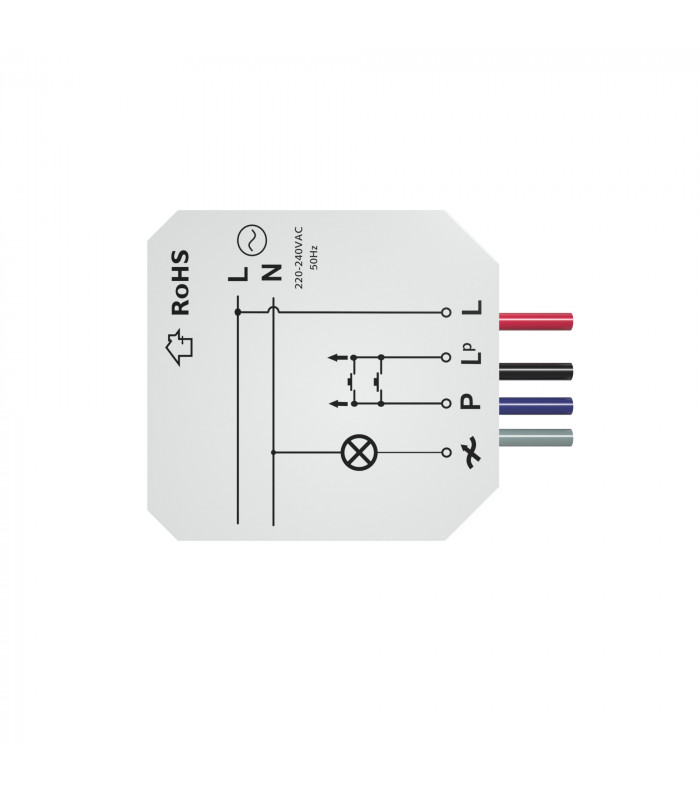 Ściemniacz do żarówek, lamp LED, świetlówek CFL nie wymaga przewodu N