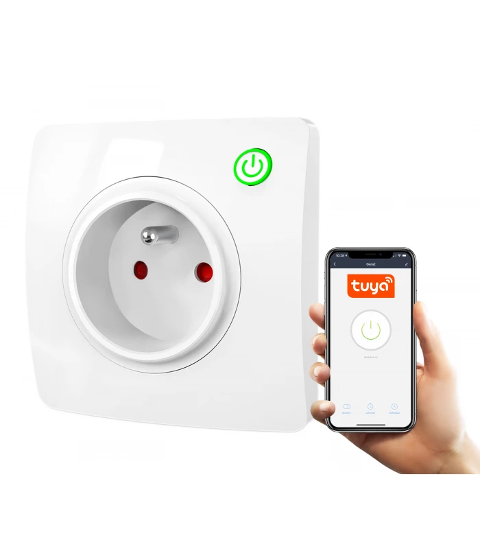 Gniazdko WiFi Tuya z uziemieniem
