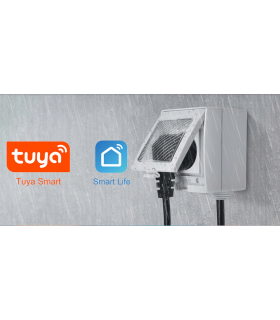 Natynkowe gniazdko WiFi 16A IP55 TUYA