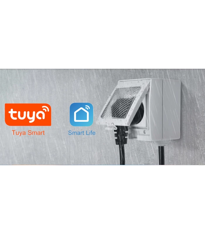 Natynkowe gniazdko WiFi 16A IP55 TUYA