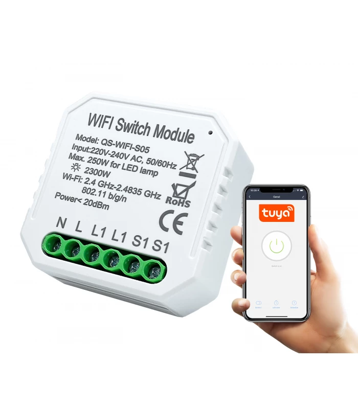 Pomiar prądu tuya wifi