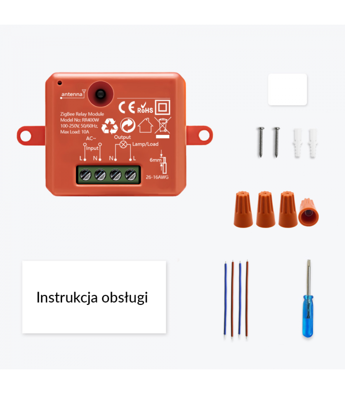 Przekaźnik ZigBee 2500W do aplikacji TUYA i Smart Life