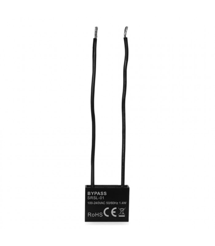 Kondensator do eliminacji rozbłysków LED i modułów bez przewodu N